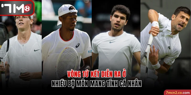 Giai đoạn này diễn ra ở nhiều bộ môn mang tính cá nhân